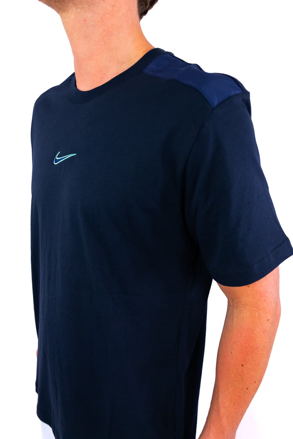 Nike Graphic Sportshirt Heren Donkerblauw M thumbnail 2