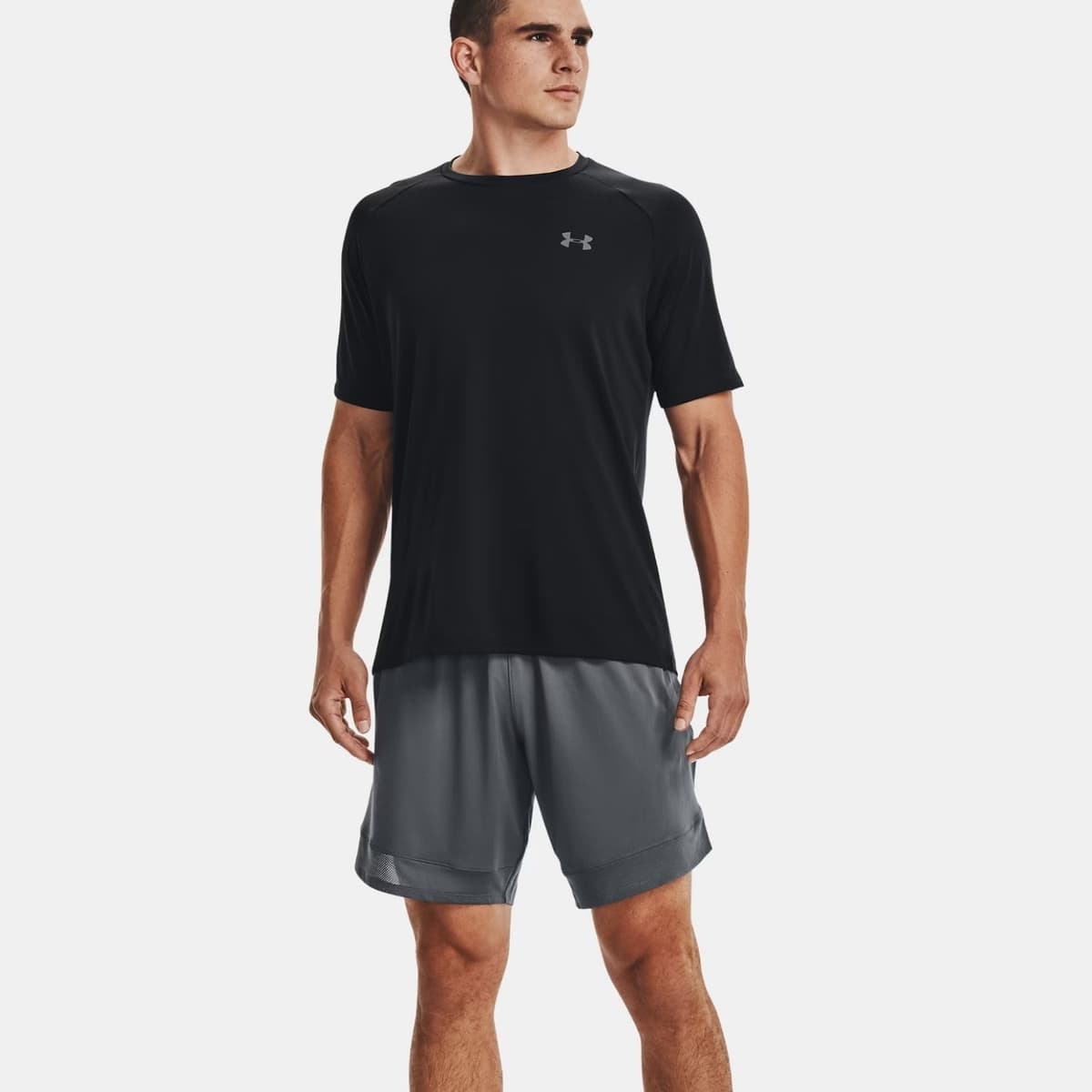 Under Armour Tech 2.0 Ss Sportshirt Heren Zwart 2xl thumbnail 5