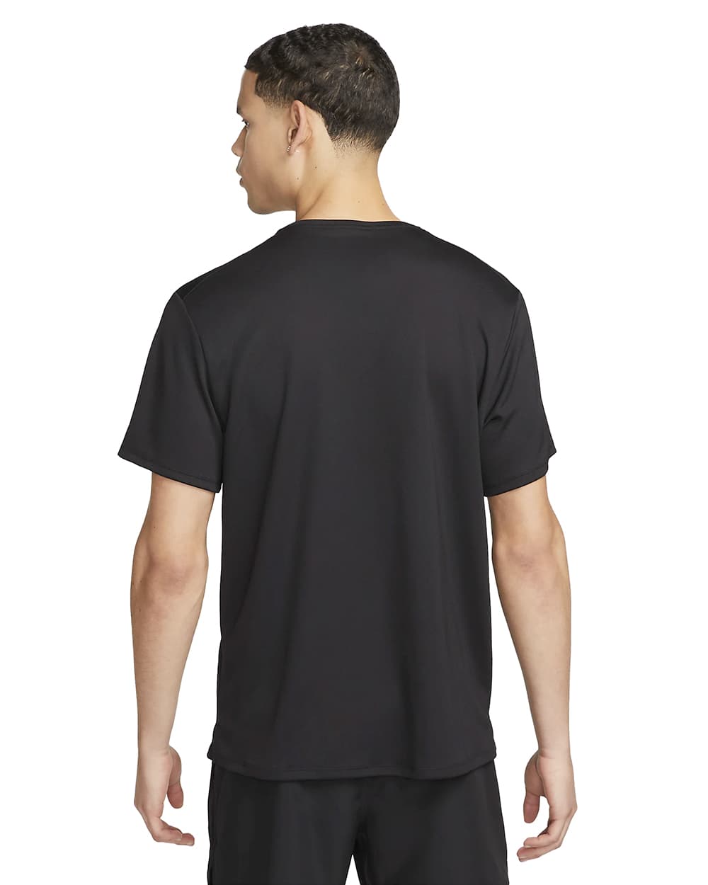 Nike Dri-fit Uv Miller Sportshirt Heren Zwart M thumbnail 4