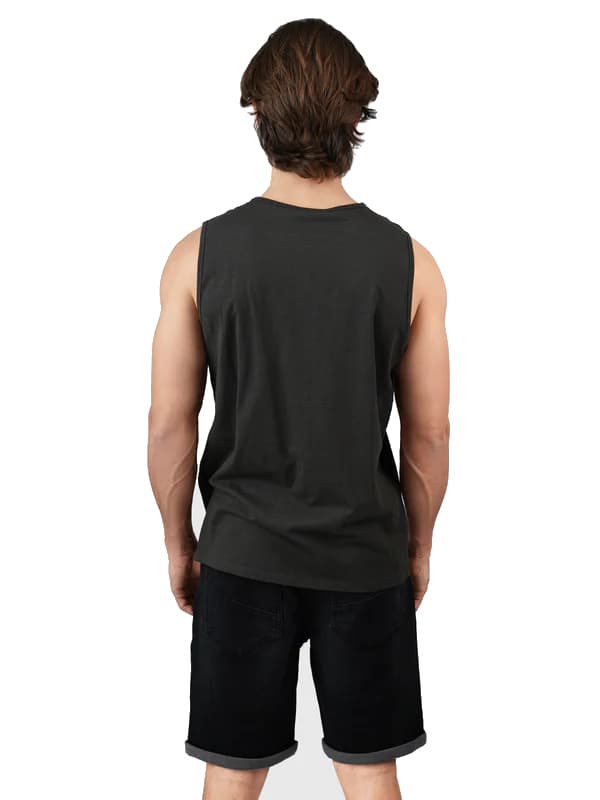 Brunotti Malaku-slub Singlet Heren Zwart M thumbnail 5