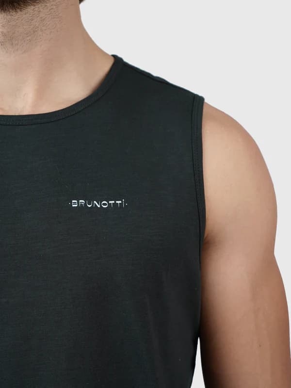 Brunotti Malaku-slub Singlet Heren Zwart M thumbnail 4