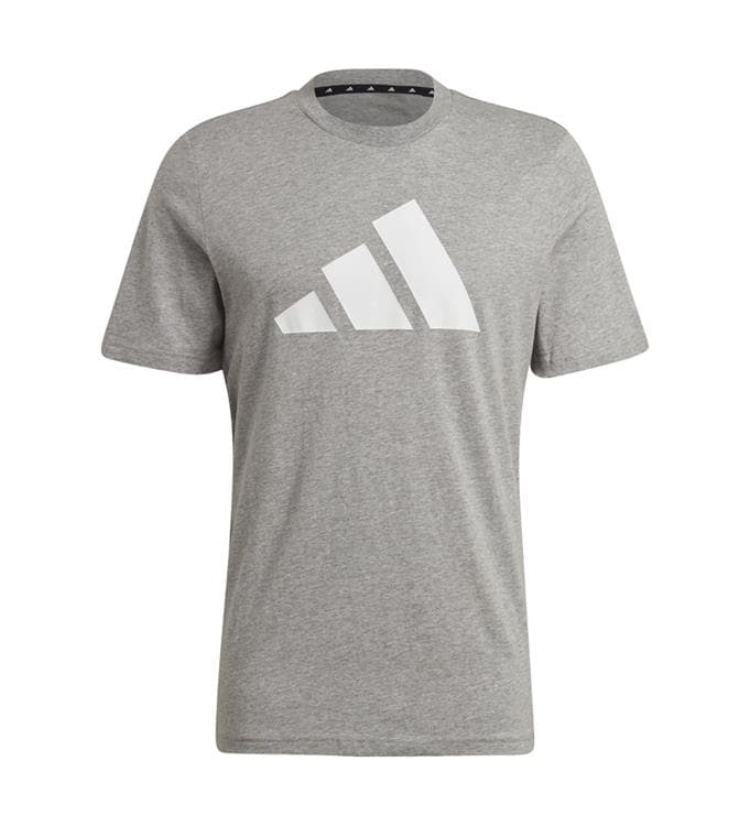 Adidas M Fi Tee Bos Casual T-shirt Heren Grijs M