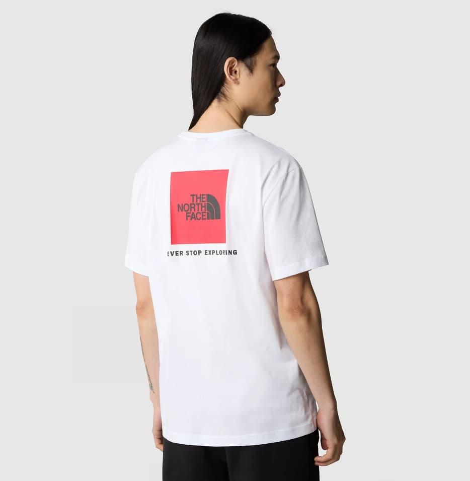 The North Face S/s Redbox Casual T-shirt Heren Wit M thumbnail 3