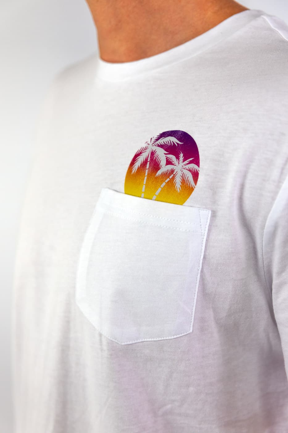 Falcon Laguna Casual T-shirt Heren Wit S thumbnail 2