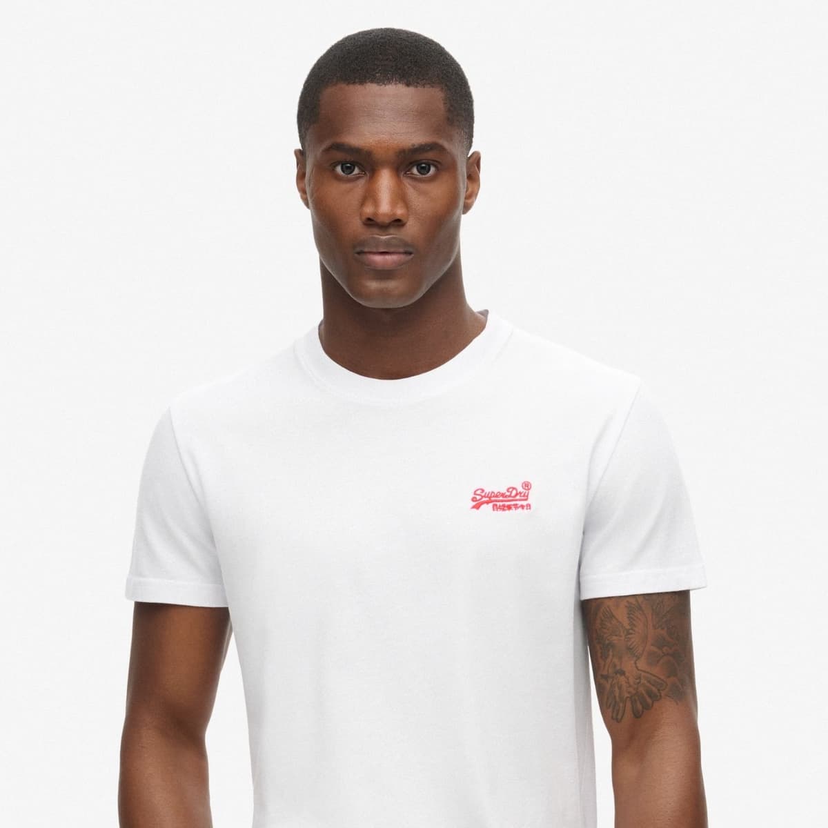 Superdry Essential Logo Casual T-shirt Heren Wit 3xl thumbnail 3