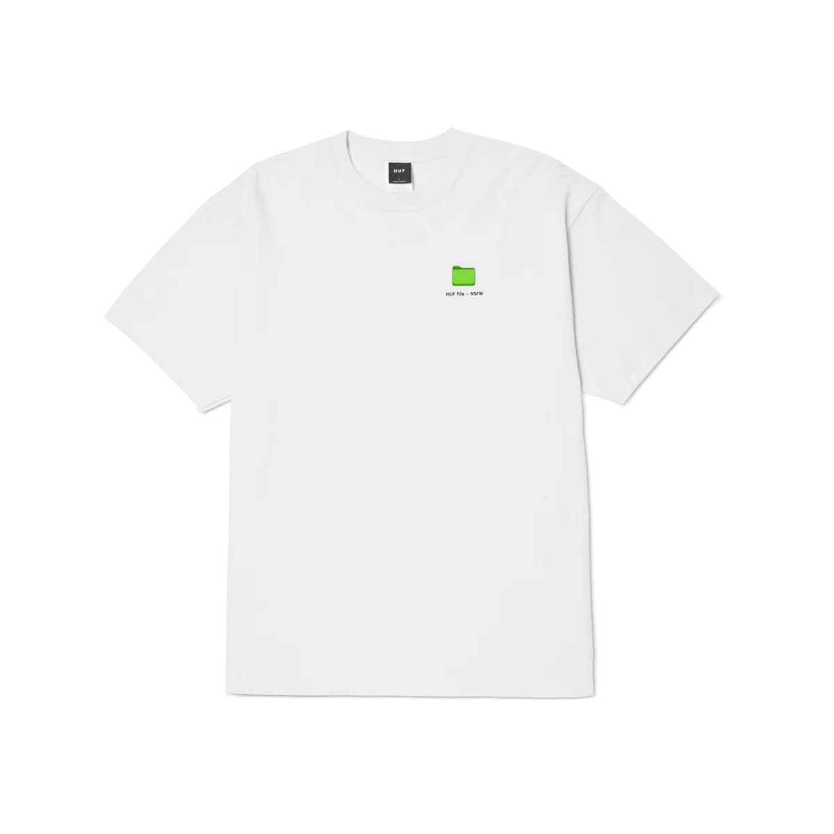 Huf Desktop S/s Casual T-shirt Heren Wit Xl