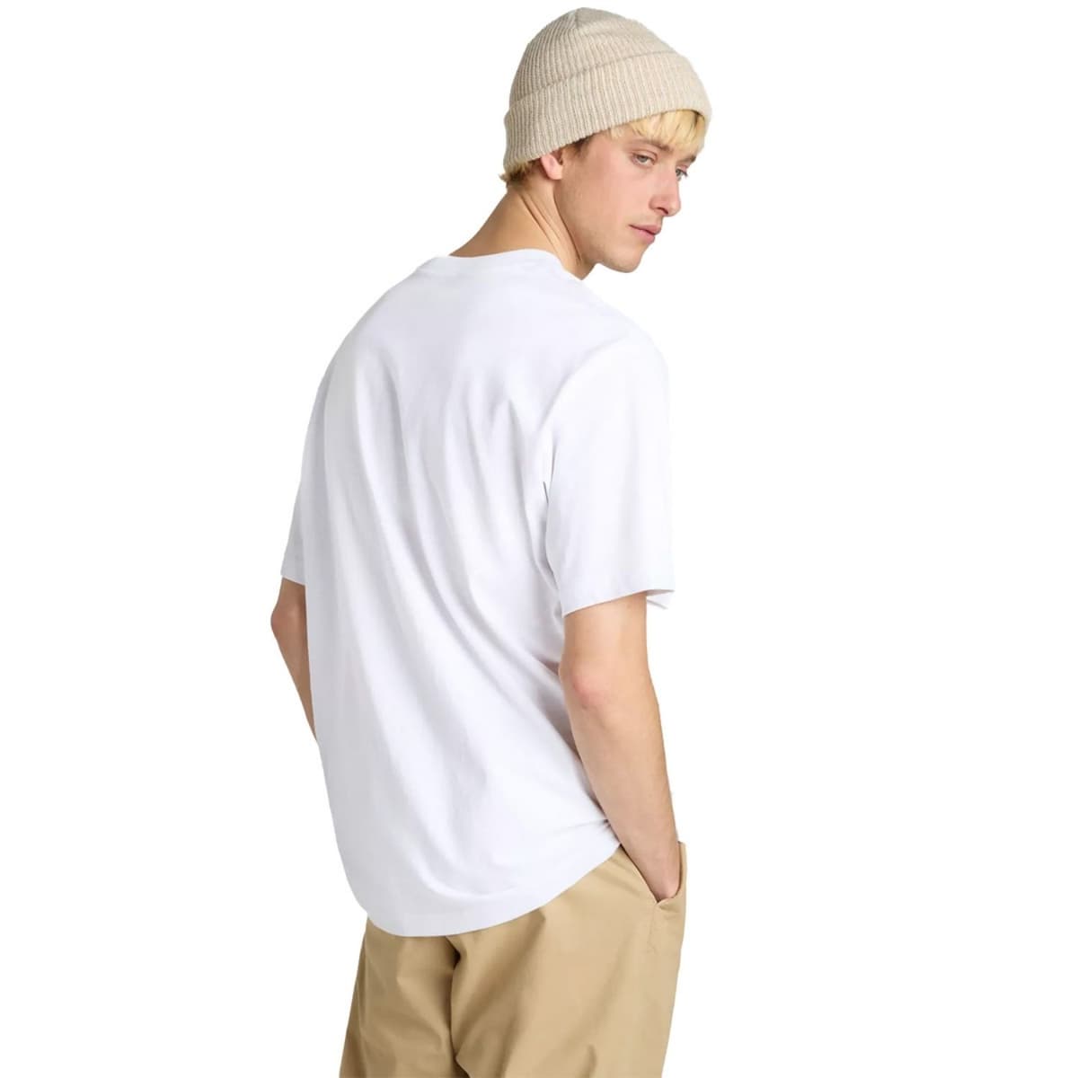 Vans Salton Loose Casual T-shirt Heren Wit Xs thumbnail 3