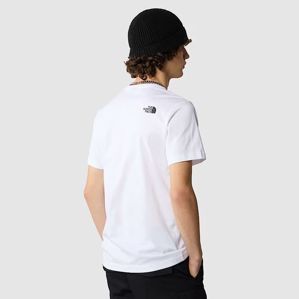 The North Face Ss Never Stop Exploring Casual T-shirt Heren Wit Xl thumbnail 4