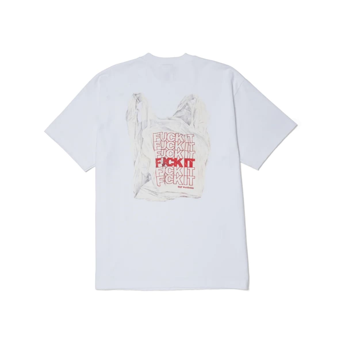 Huf Merida S/s Casual T-shirt Heren Wit S thumbnail 4