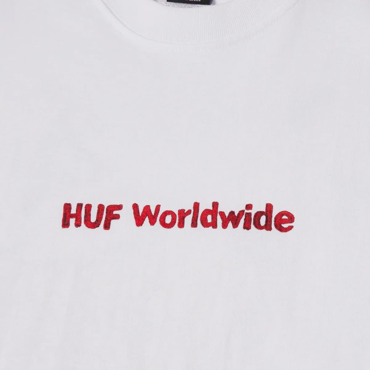 Huf Merida S/s Casual T-shirt Heren Wit S thumbnail 3
