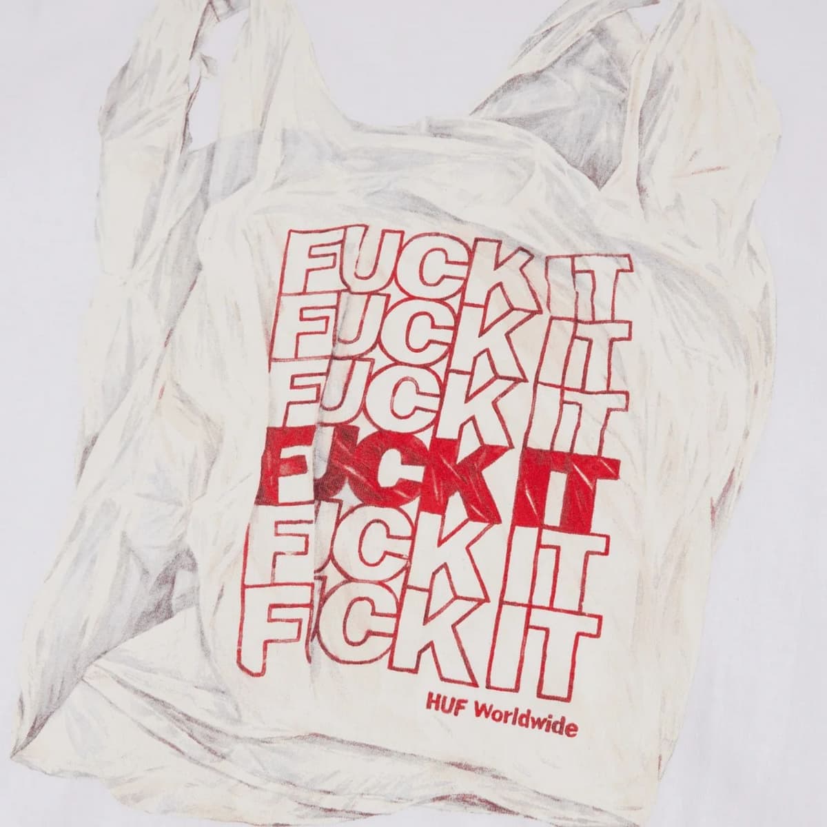 Huf Merida S/s Casual T-shirt Heren Wit S thumbnail 2