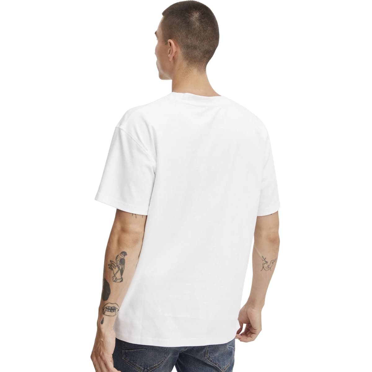 Solid Danton Ss Casual T-shirt Heren Wit 2xl thumbnail 4