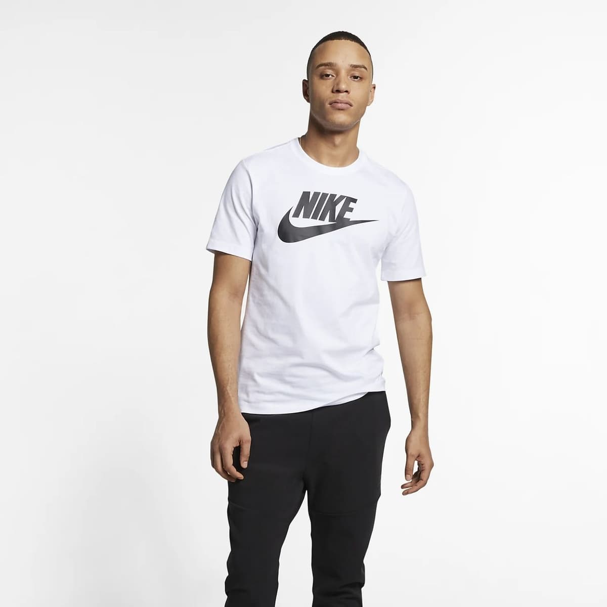 Nike Sportswear Casual T-shirt Heren Wit M thumbnail 2