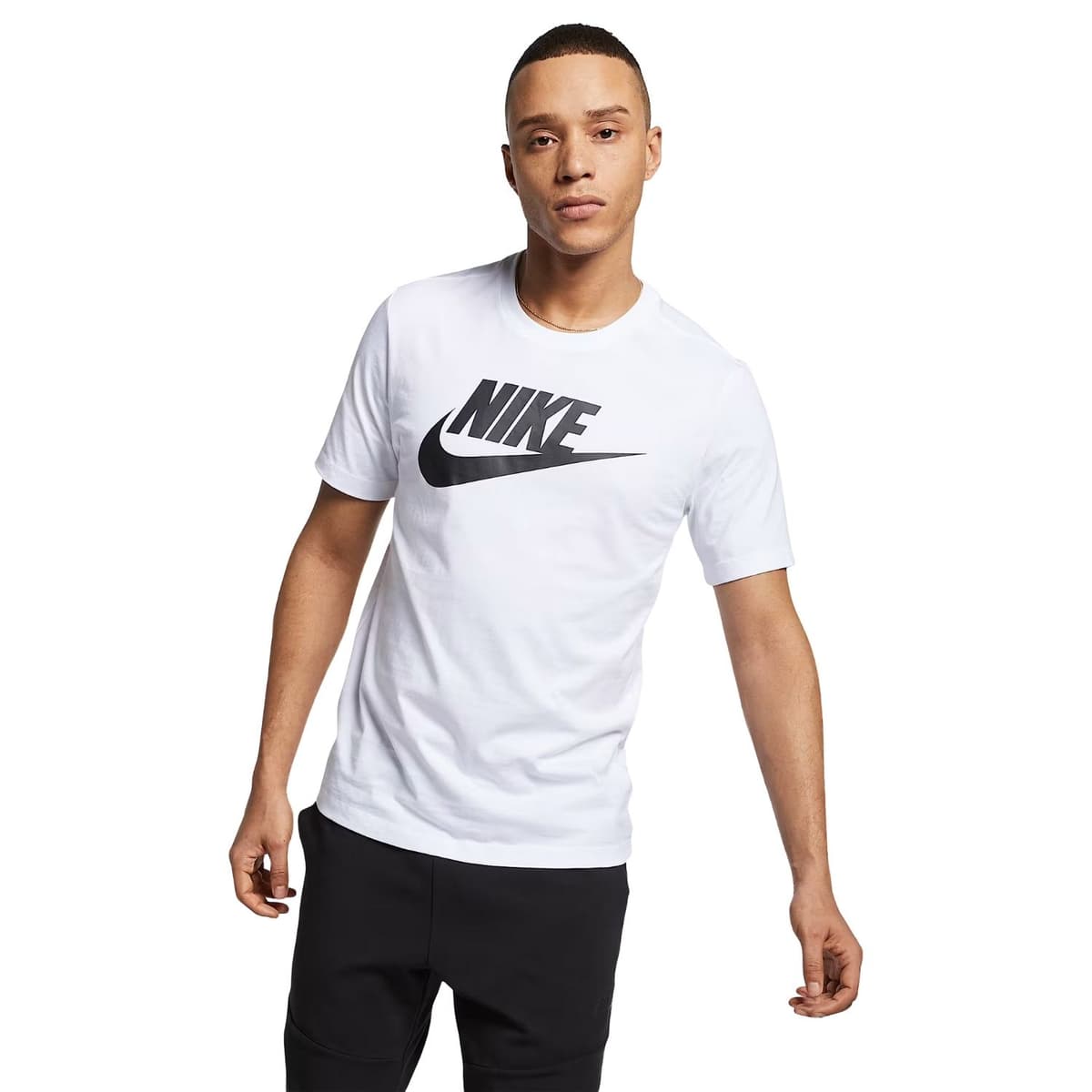 Nike Sportswear Casual T-shirt Heren Wit Xl