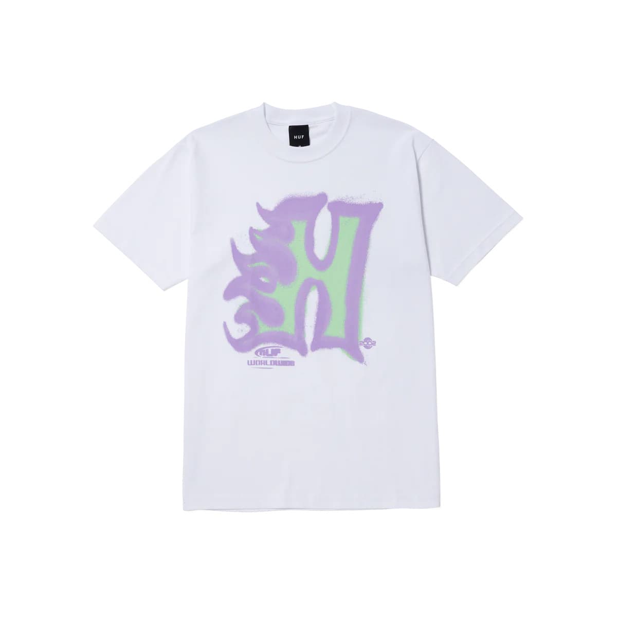 Huf Heat Wave S/s Tee Casual T-shirt Heren Wit S