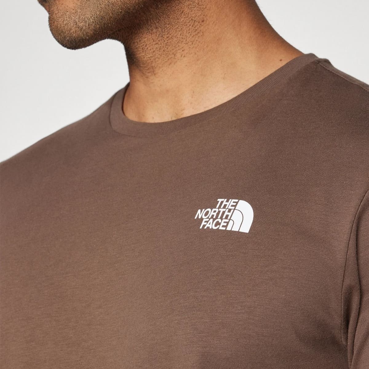 The North Face S/s Redbox Casual T-shirt Heren Bruin L thumbnail 3