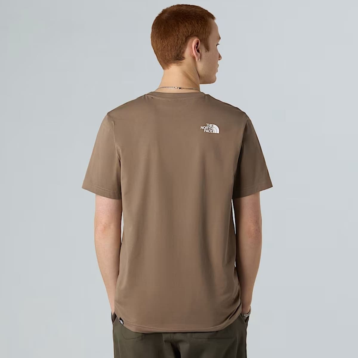 The North Face Ss Simple Dome Casual T-shirt Heren Bruin M thumbnail 5