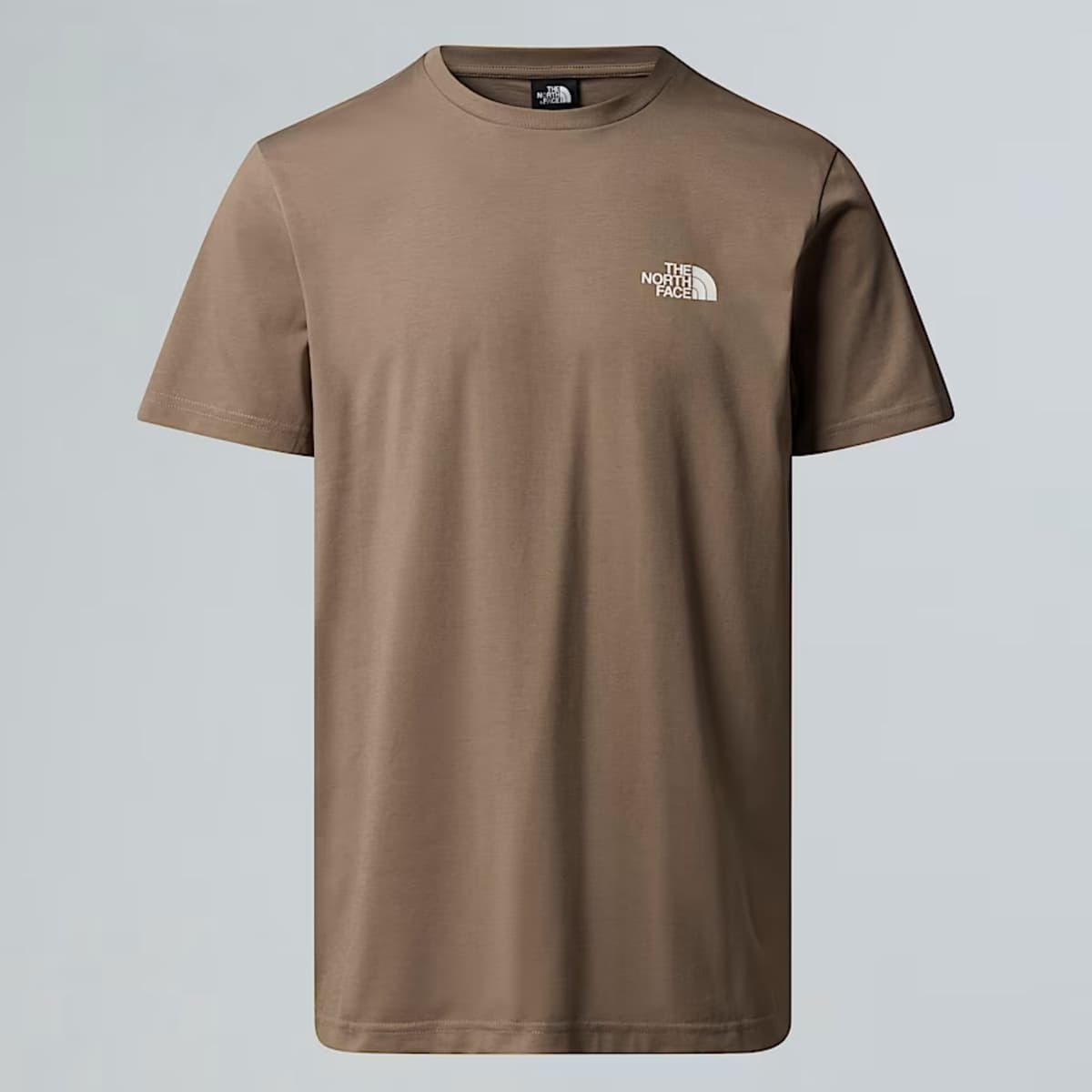 The North Face Ss Simple Dome Casual T-shirt Heren Bruin M thumbnail 3