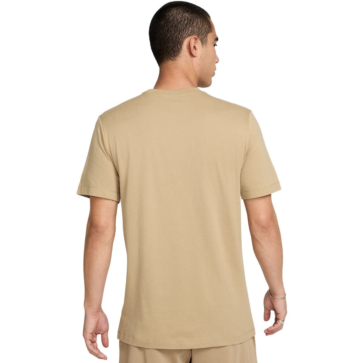 Nike Sportswear Club Casual T-shirt Heren Beige S thumbnail 4