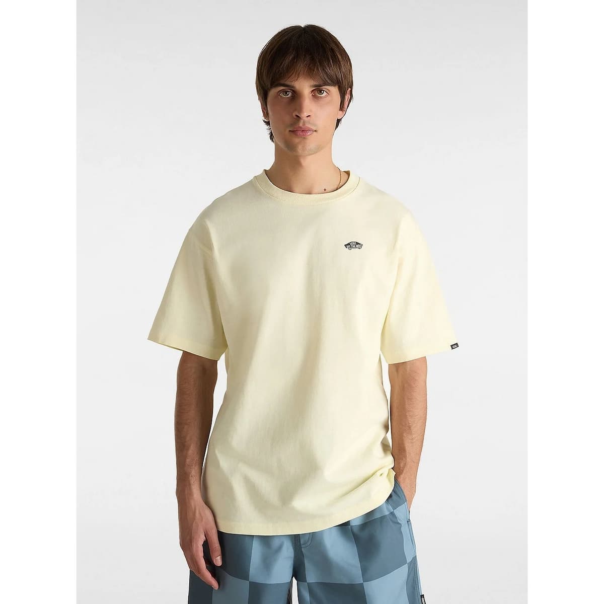 Vans Style 76 Ii Loose Casual T-shirt Heren Beige S