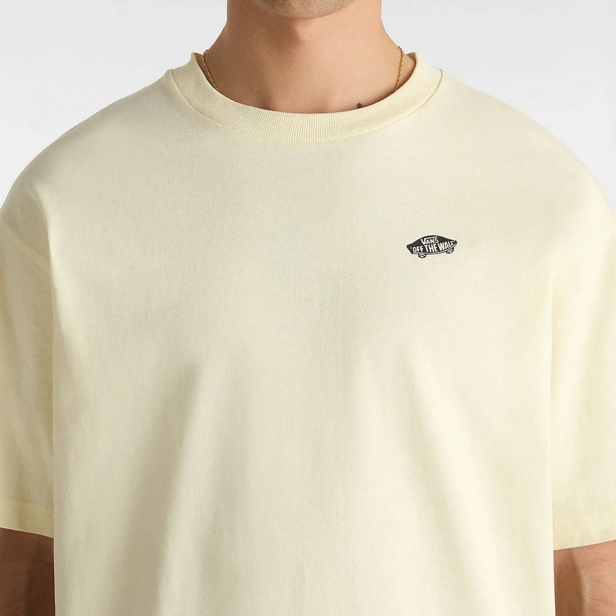 Vans Style 76 Ii Loose Casual T-shirt Heren Beige S thumbnail 2