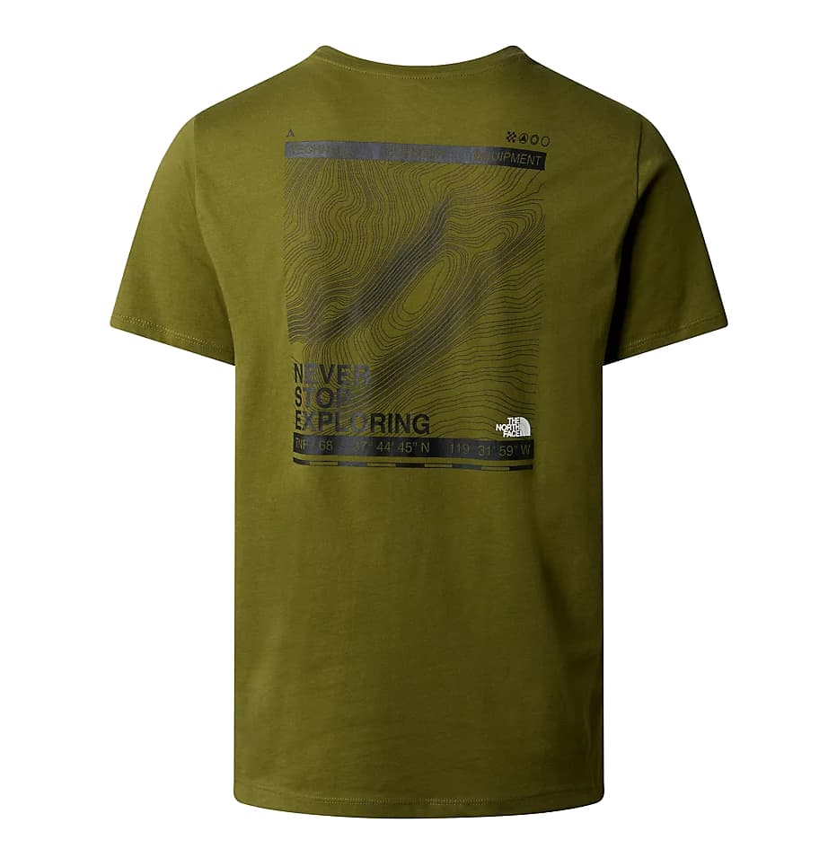 The North Face Foundation Mountain Casual T-shirt Heren Khaki M thumbnail 5