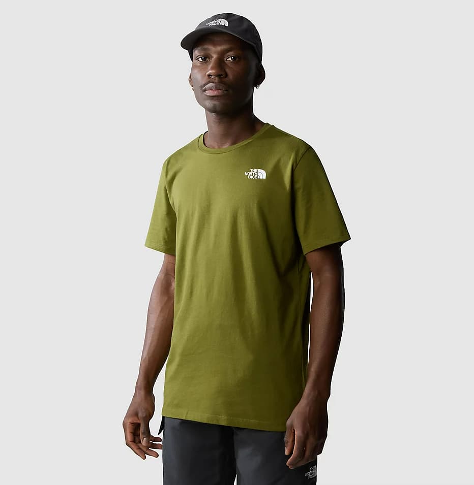 The North Face Foundation Mountain Casual T-shirt Heren Khaki M thumbnail 4