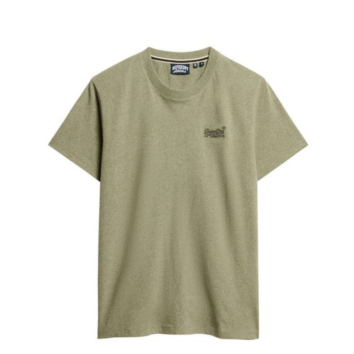 Superdry Essential Logo Casual T-shirt Heren Groen M thumbnail 2