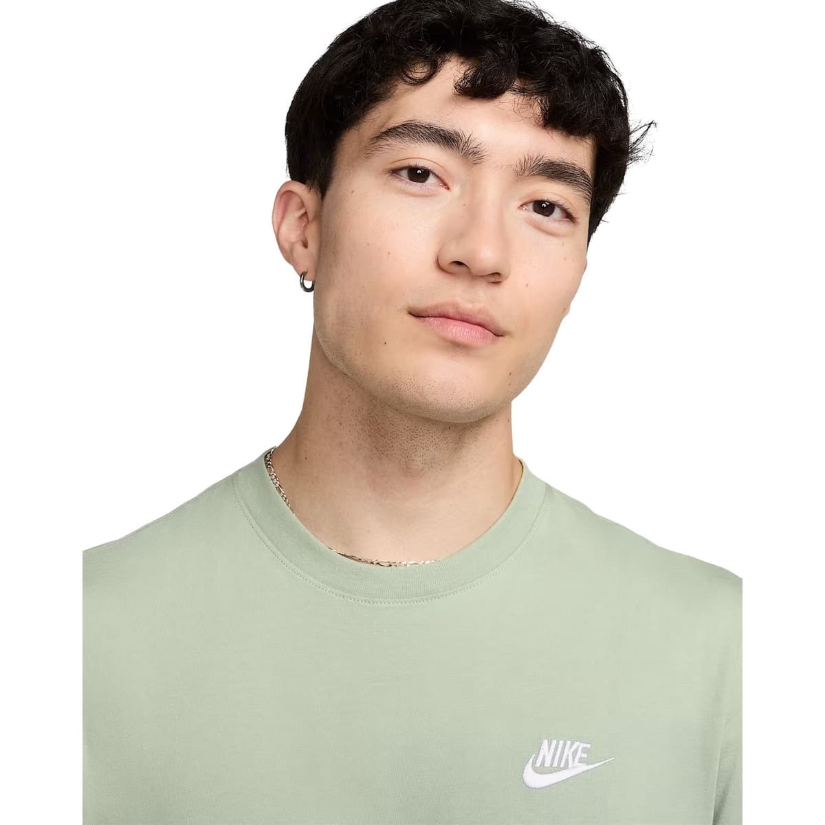 Nike Sportswear Club Casual T-shirt Heren Groen L thumbnail 3