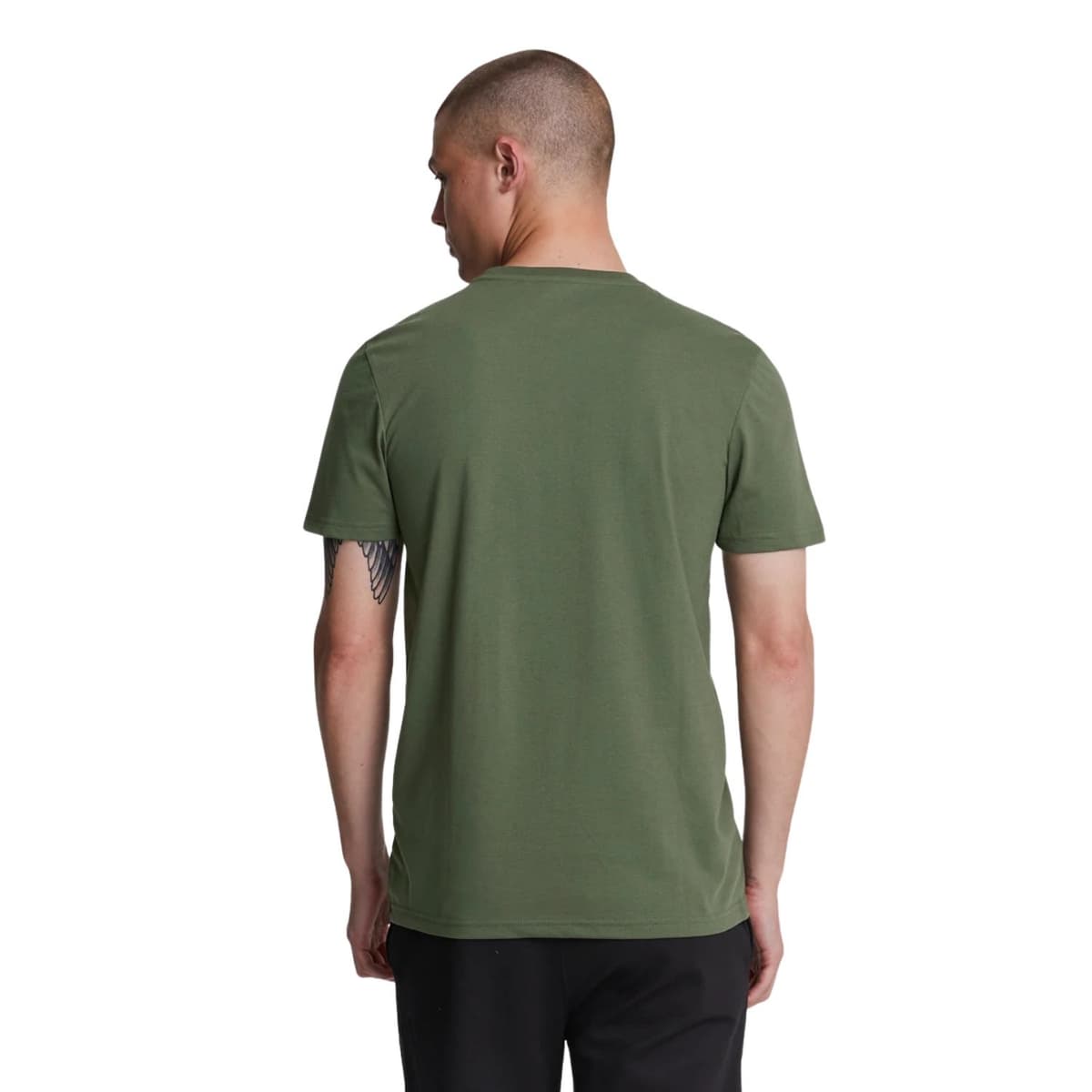 Lyle And Scott Martin Ss Casual T-shirt Heren Groen S thumbnail 4