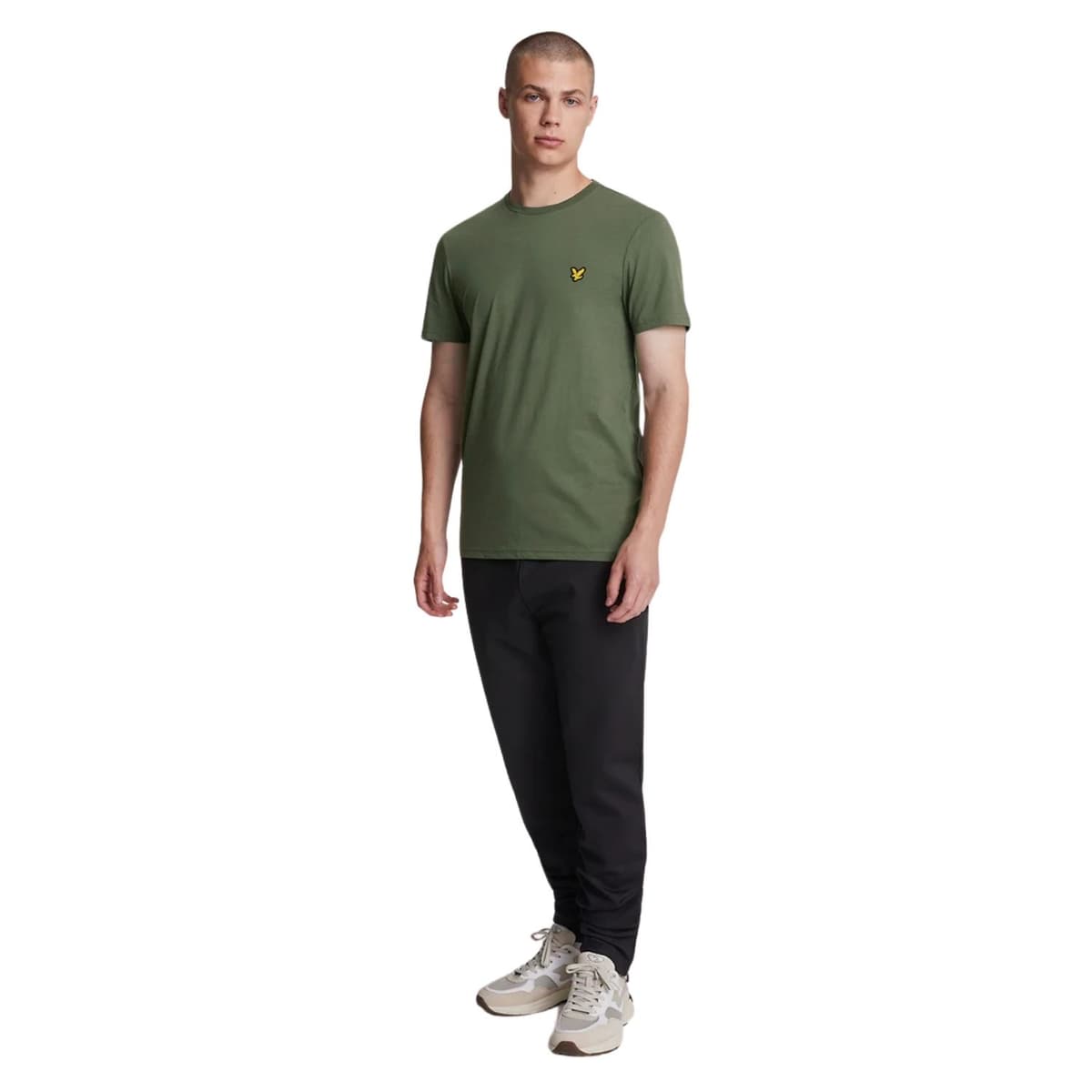 Lyle And Scott Martin Ss Casual T-shirt Heren Groen S thumbnail 3