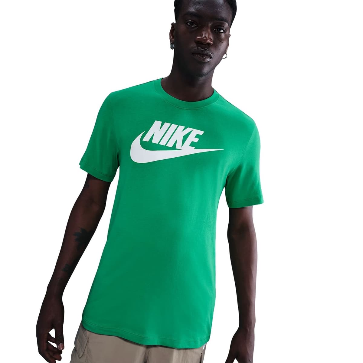 Nike Sportswear Casual T-shirt Heren Groen S