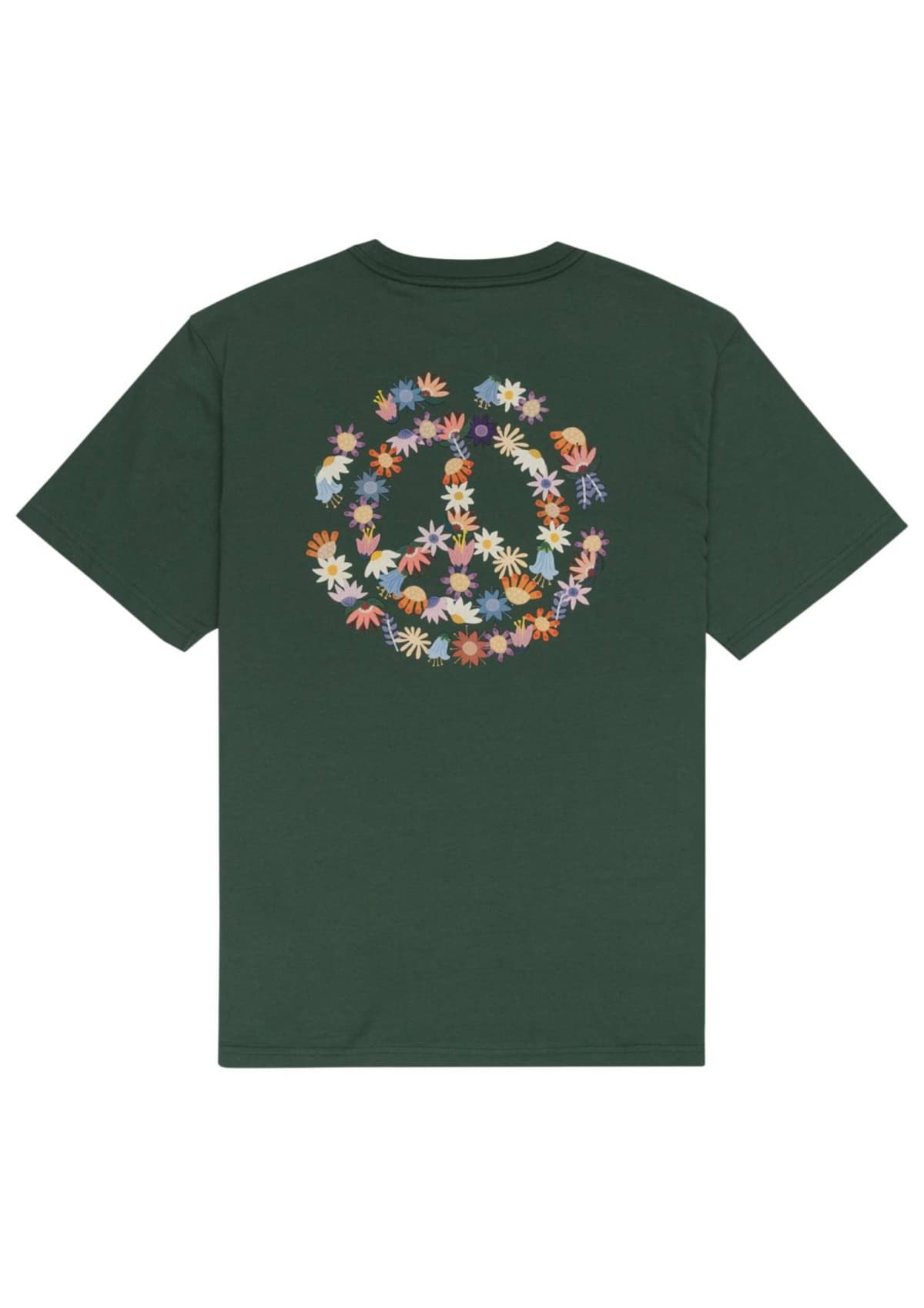 Element In Bloom Casual T-shirt Heren Donkergroen L thumbnail 5