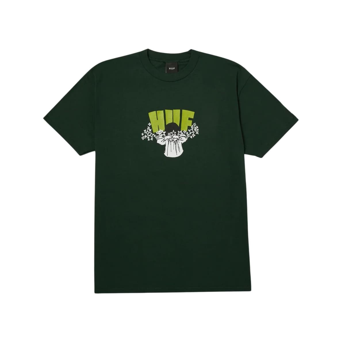 Huf Dazed Casual T-shirt Heren Donkergroen L