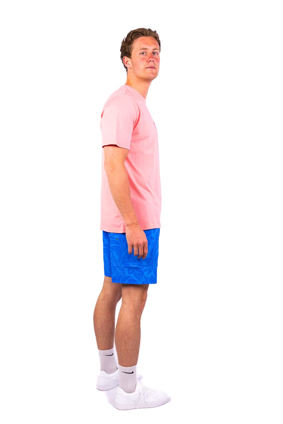 Falcon Laguna Casual T-shirt Heren Zalm M thumbnail 4