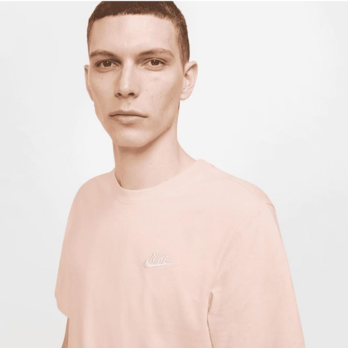 Nike Sportswear Club Casual T-shirt Heren Koraal M thumbnail 2