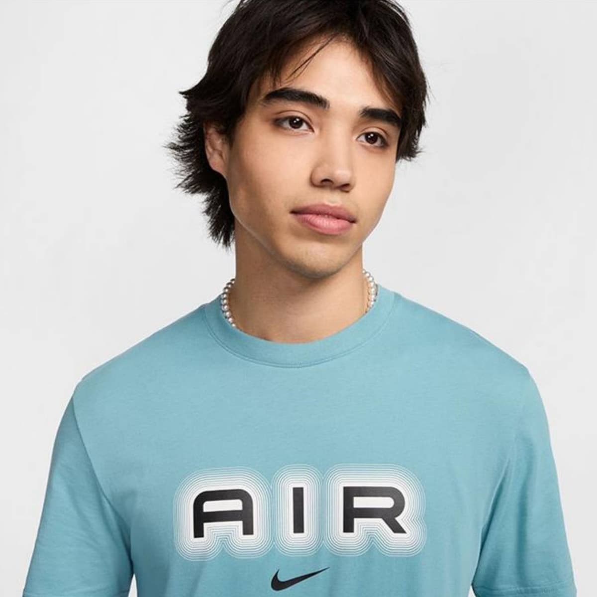 Nike Air Graphic Casual T-shirt Heren Blauw S thumbnail 2