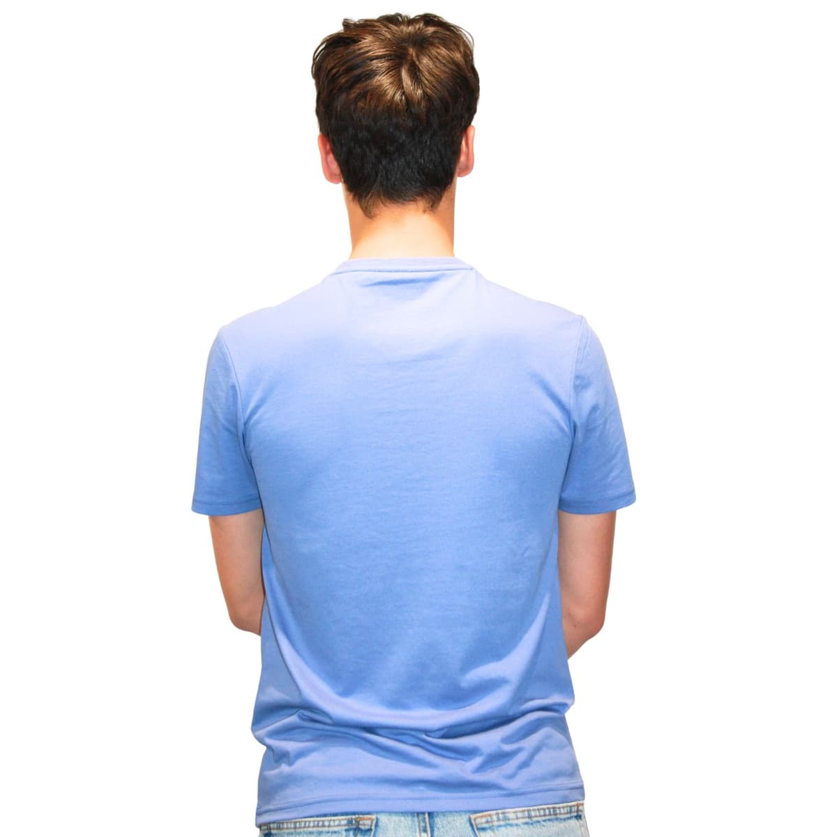 Lyle And Scott Martin Ss Casual T-shirt Heren Blauw M thumbnail 2