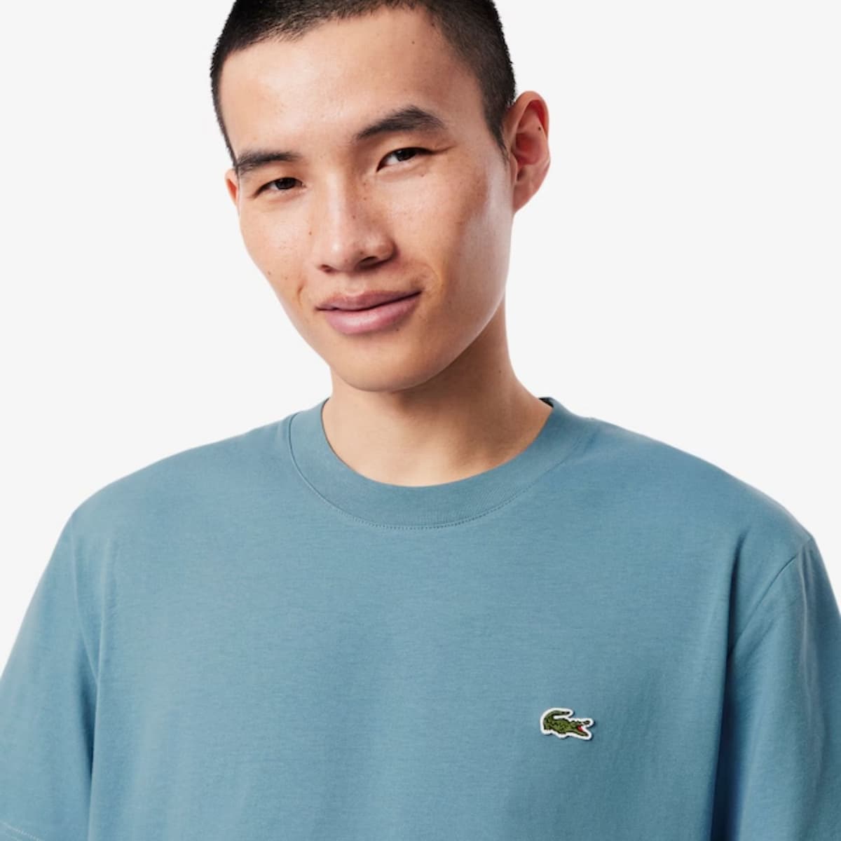 Lacoste 1ht1 Casual T-shirt Heren Blauw M thumbnail 2