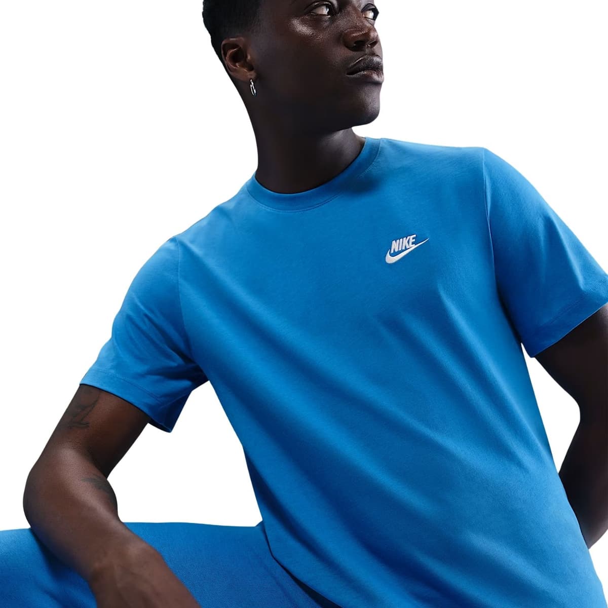 Nike Sportswear Casual T-shirt Heren Blauw Xl thumbnail 4