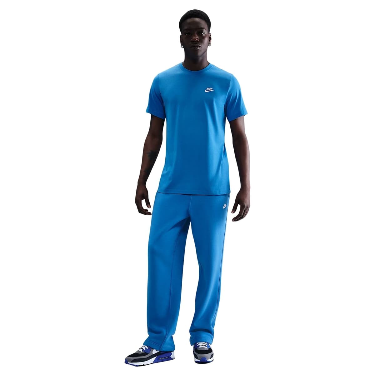 Nike Sportswear Casual T-shirt Heren Blauw Xl thumbnail 3