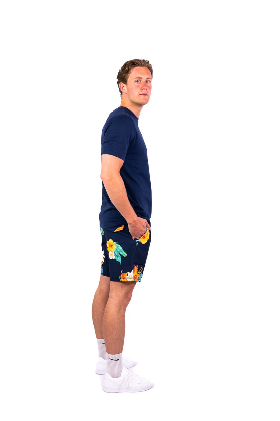 Falcon Laguna Casual T-shirt Heren Donkerblauw Xl thumbnail 4