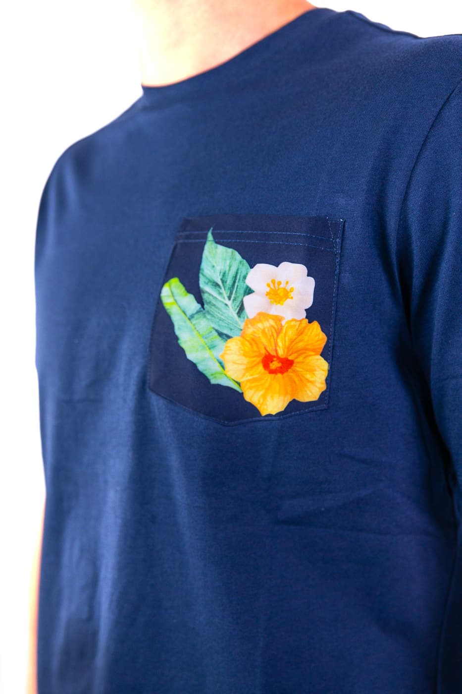 Falcon Laguna Casual T-shirt Heren Donkerblauw Xl thumbnail 2