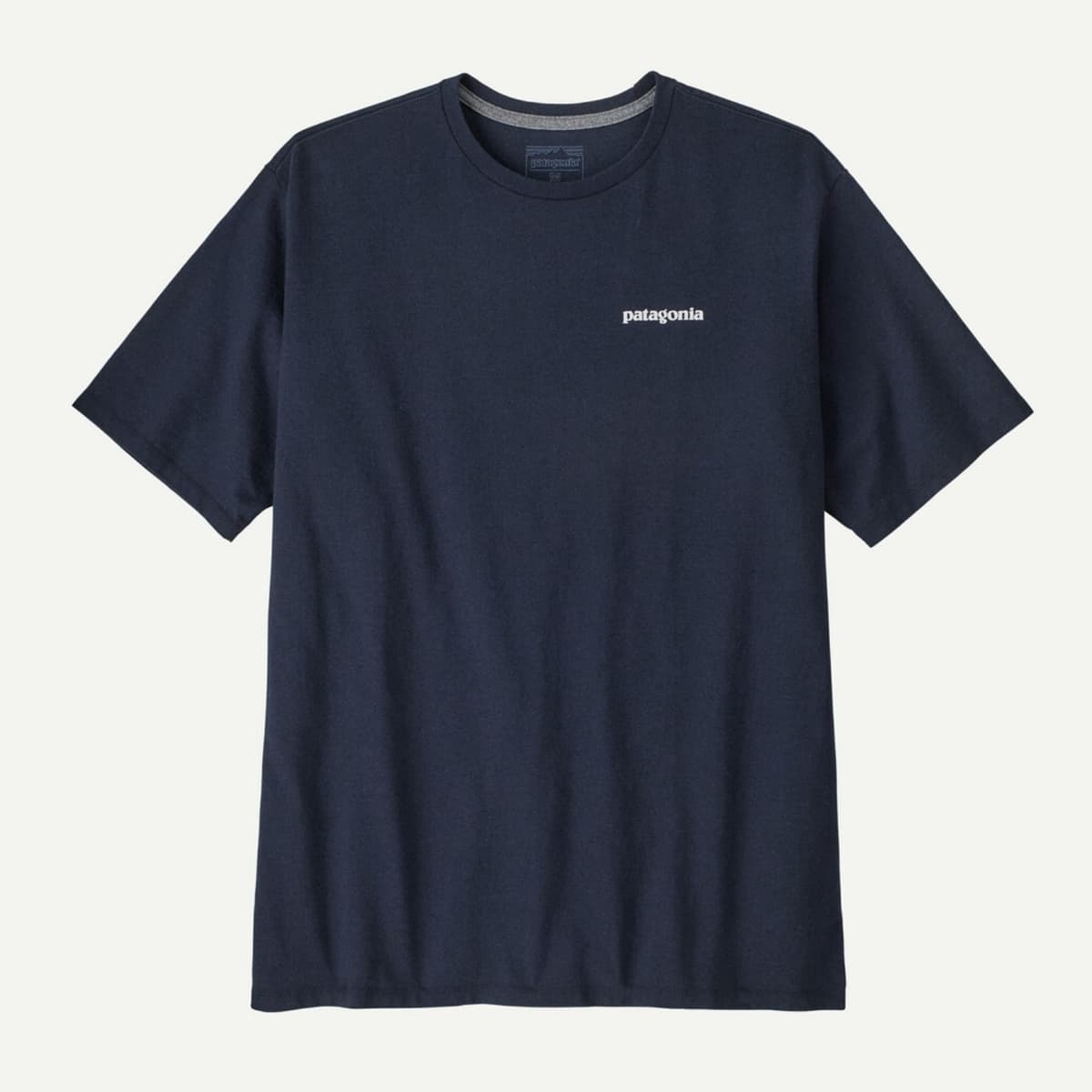 Patagonia P-6 Logo Tee Casual T-shirt Heren Donkerblauw Xs thumbnail 3