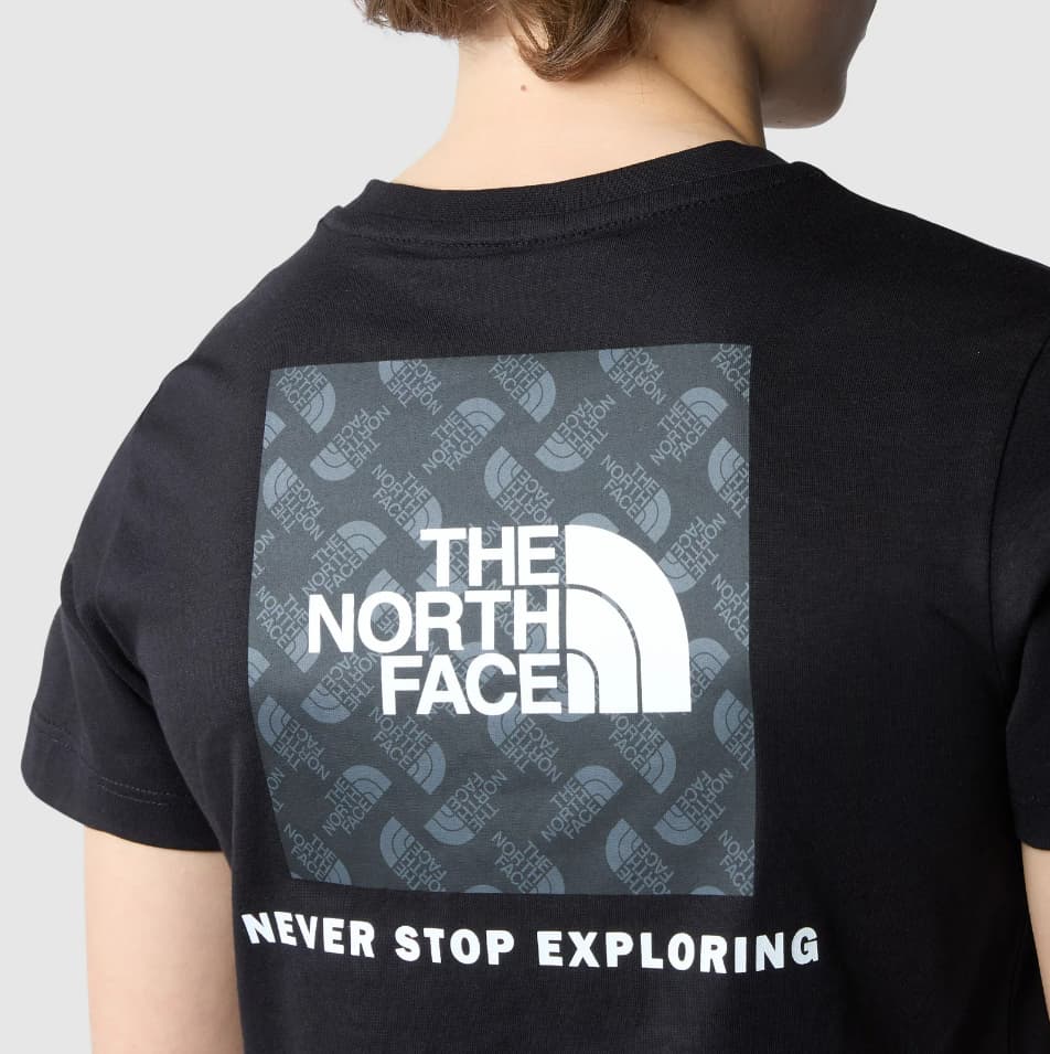 The North Face S/s Box Nse Casual T-shirt Heren Zwart L thumbnail 2