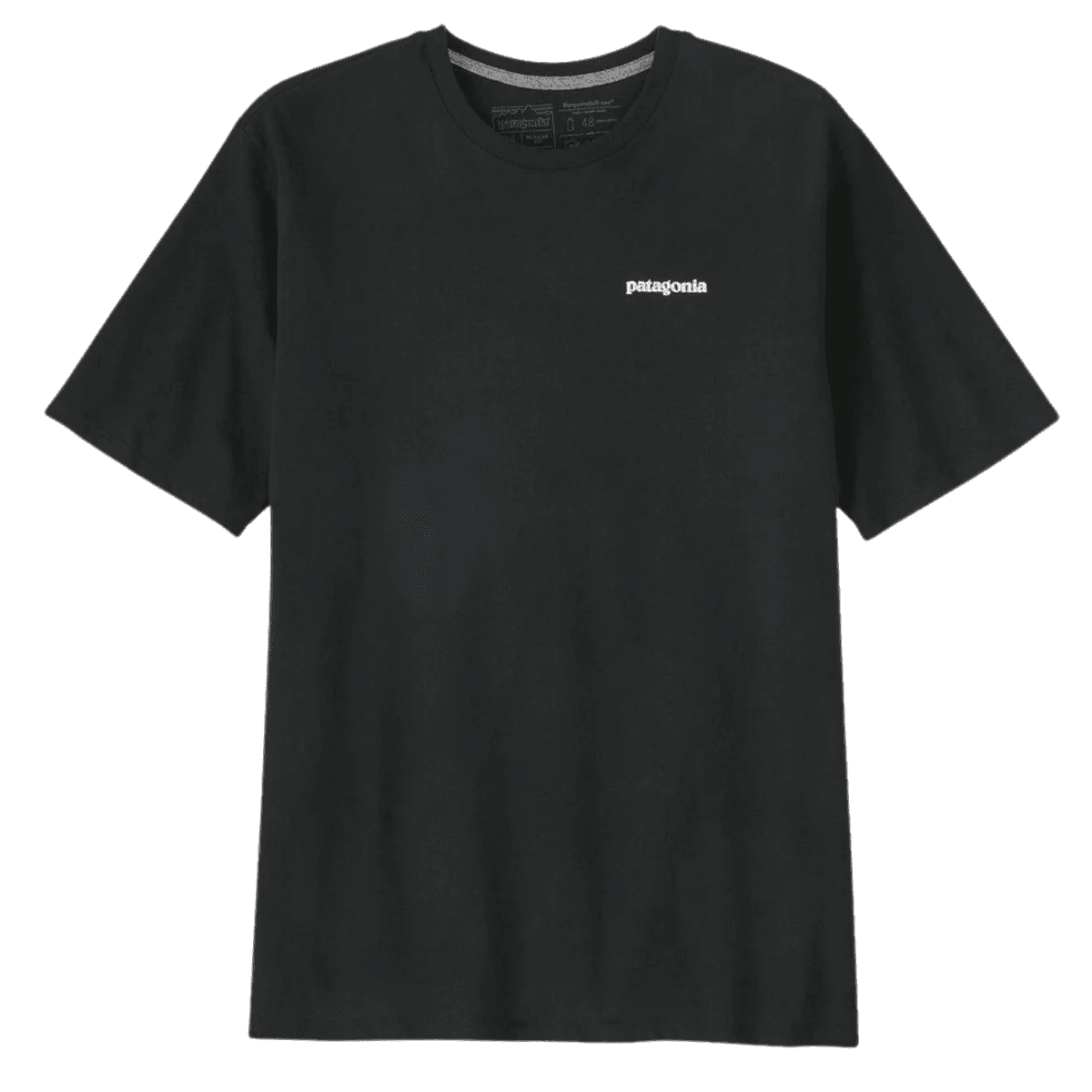 Patagonia P-6 Logo Tee Casual T-shirt Heren Zwart Xl