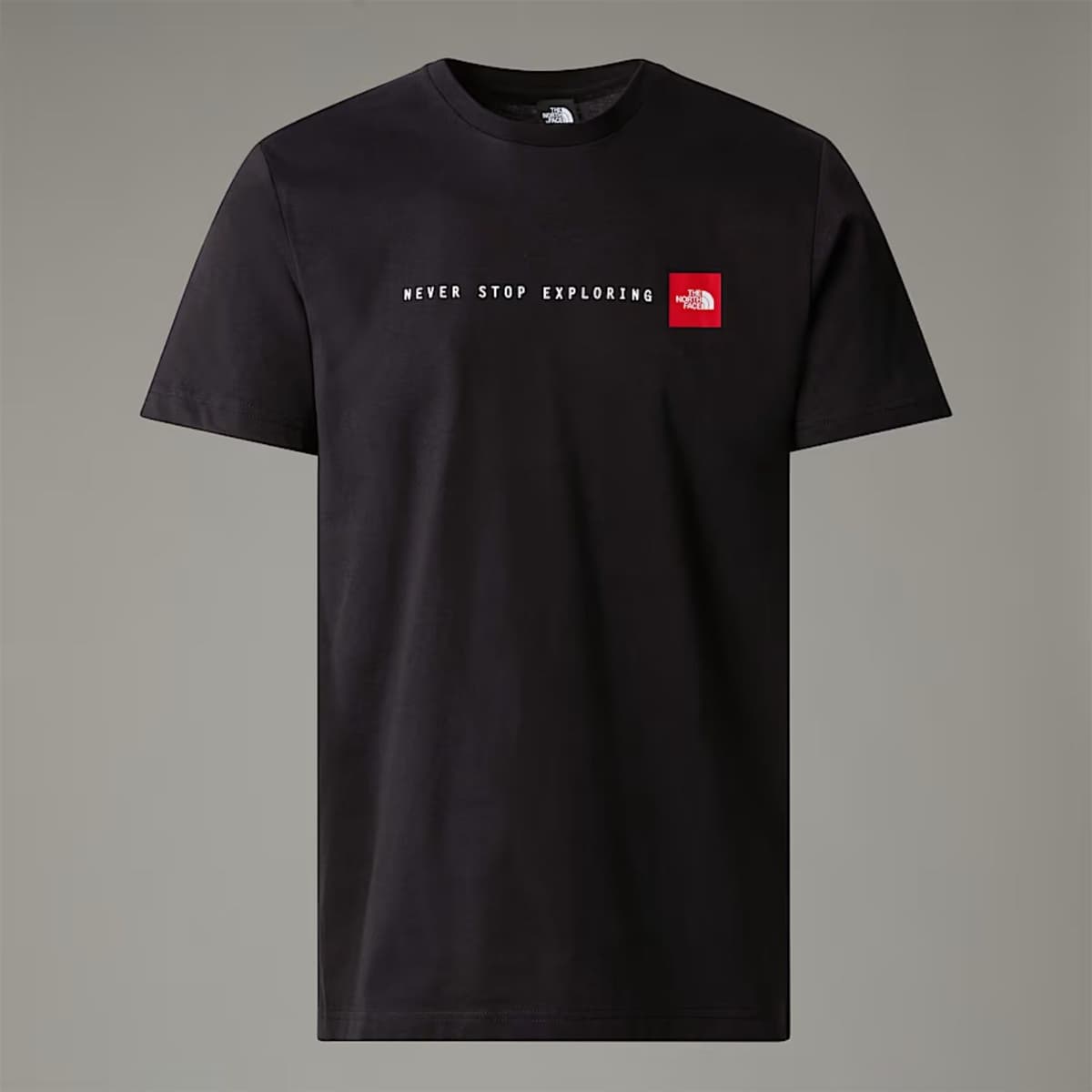 The North Face Ss Never Stop Exploring Casual T-shirt Heren Zwart Xs thumbnail 3