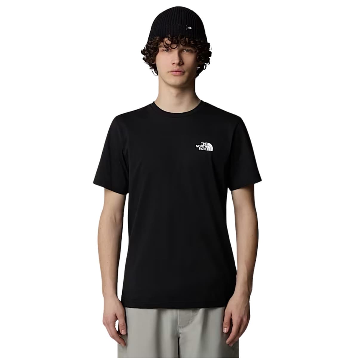 The North Face Ss Simple Dome Casual T-shirt Heren Zwart Xl