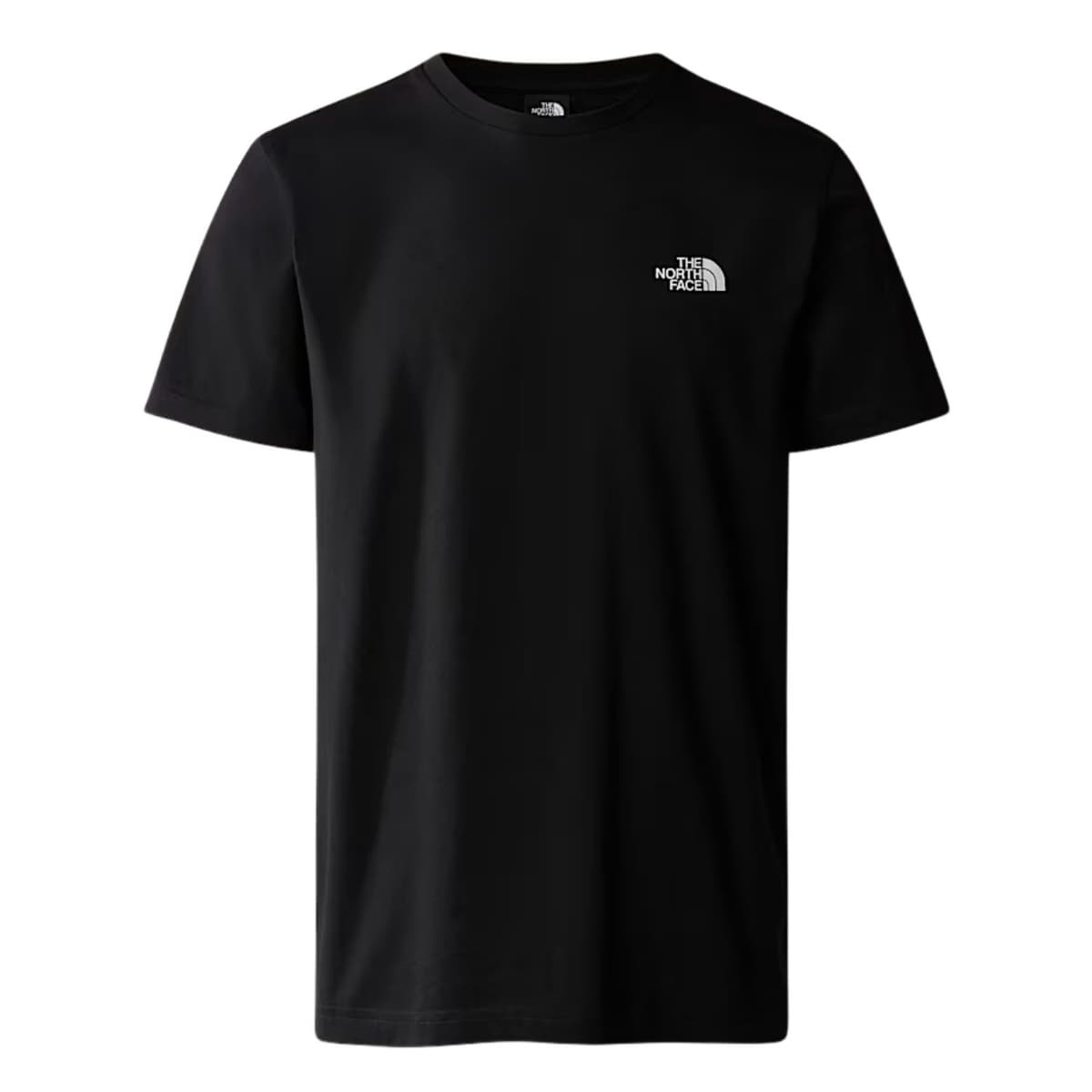 The North Face Ss Simple Dome Casual T-shirt Heren Zwart Xl thumbnail 4