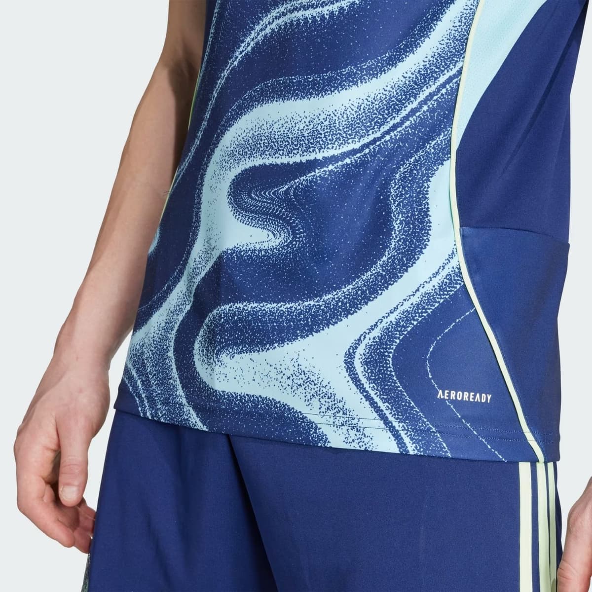 Adidas Ajax Uit 25/26 Voetbalshirt Heren Blauw S thumbnail 3